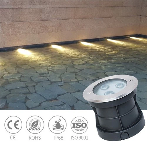 Luce sotterranea a Led in acciaio inossidabile Rgb